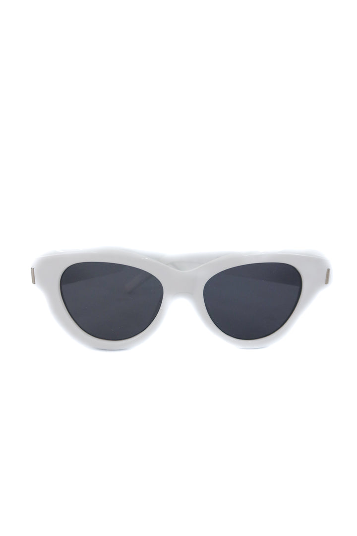 white cat eye sunglasses