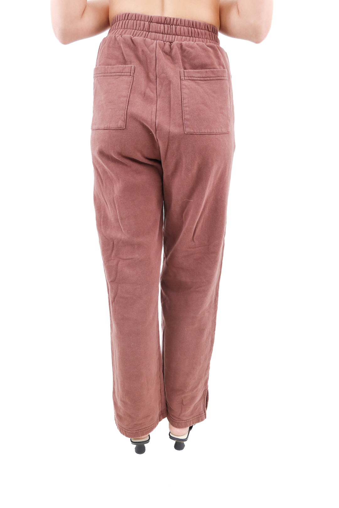 ellandemm brown sweatpants (xs; retail $49)