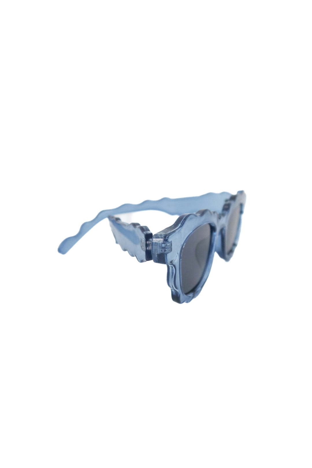 light blue wavy sunglasses