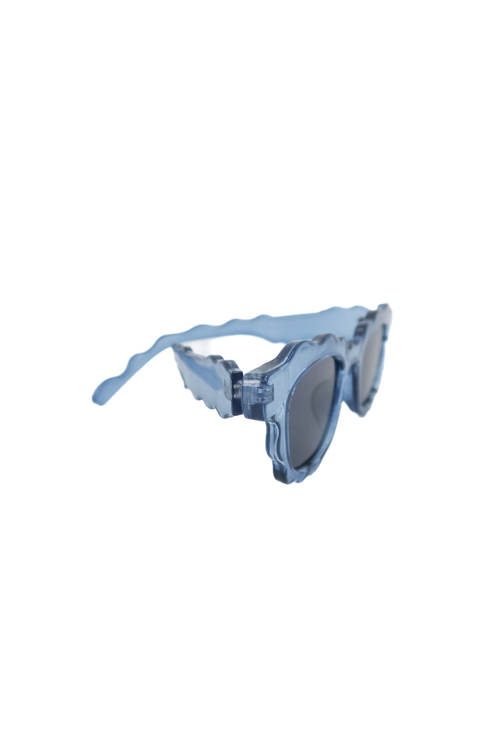light blue wavy sunglasses