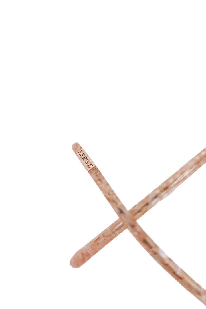 Krewe rose gold round sunglasses (retail $395)