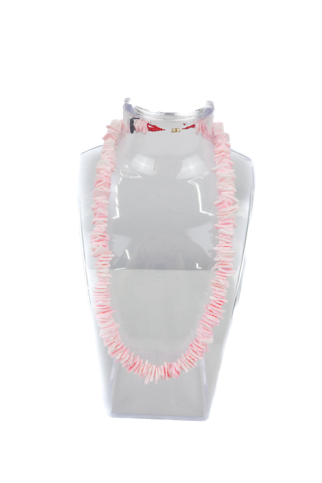 Pink shell necklace