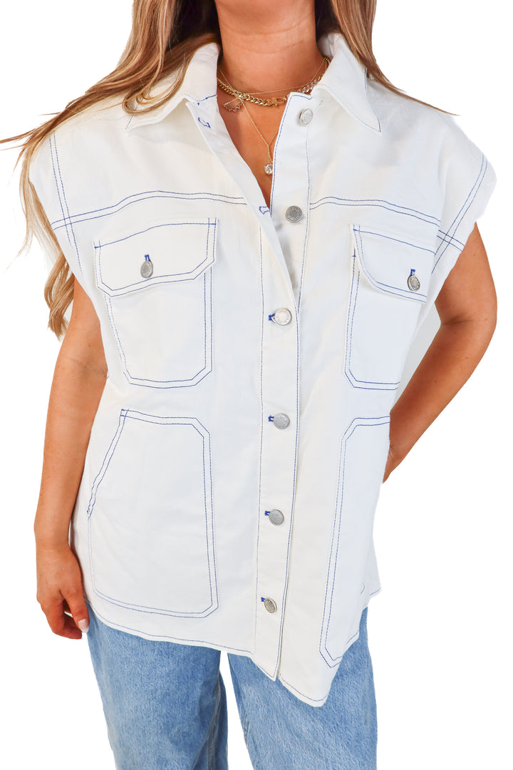 by.dyln white/blue vest (m)