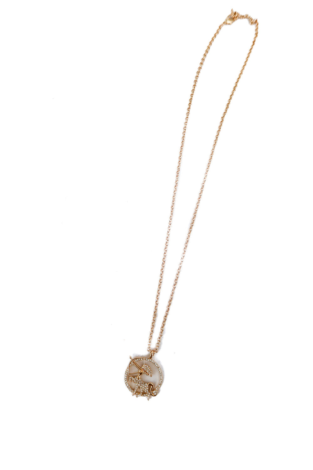 Zodiac sign gold necklace