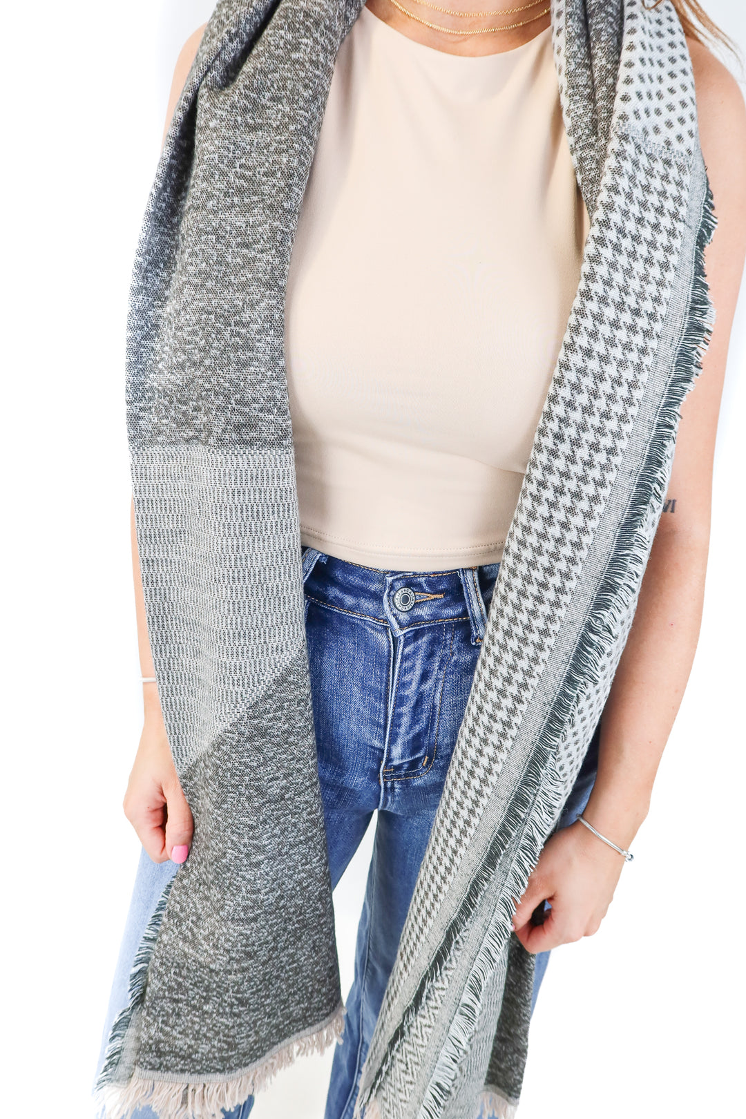 madewell patterned scarf