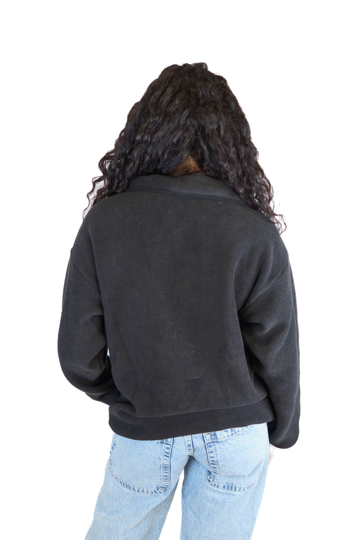 Kittenish Black Cool It Cowboy Fleece Half-Zip Pullover (S)