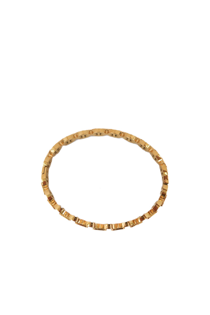 mini gold link bangle