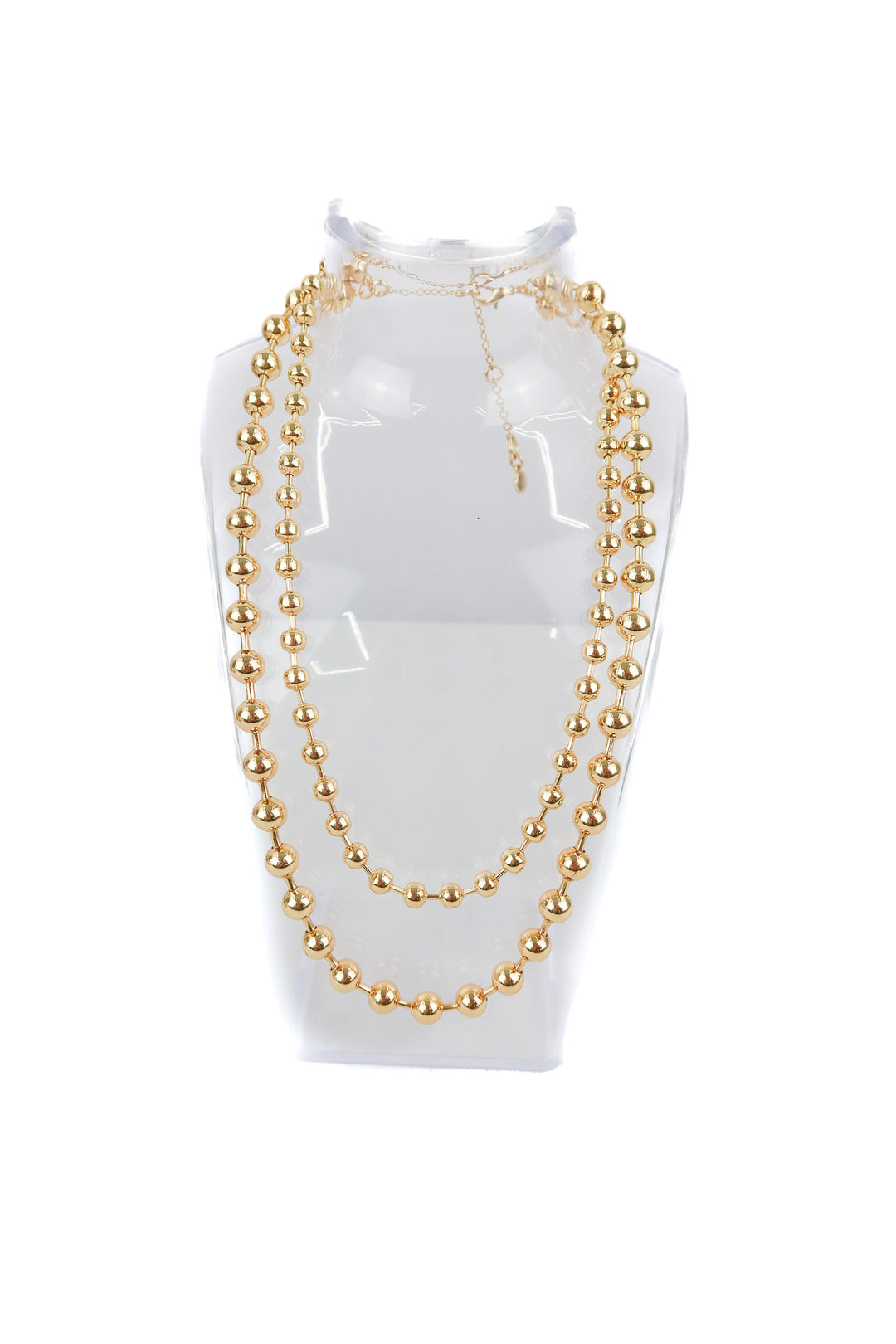 Bauble Bar long beaded gold necklace (retail $48)