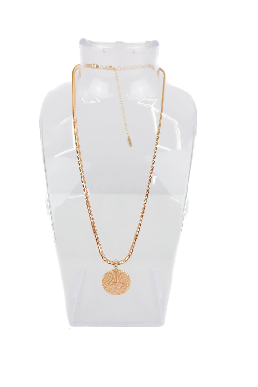 Serefina gold coin necklace