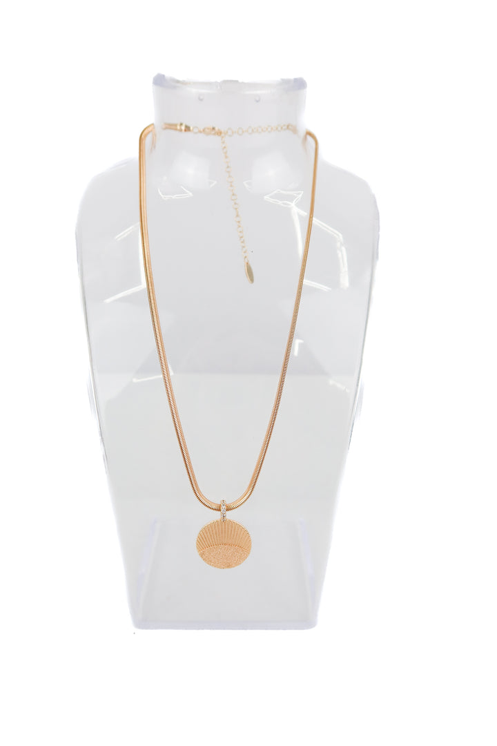 Serefina gold coin necklace