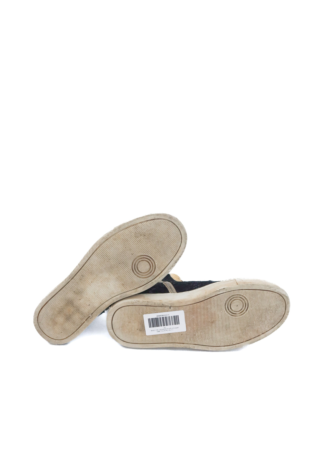 p448 black/gold sneakers (37; retail $298)