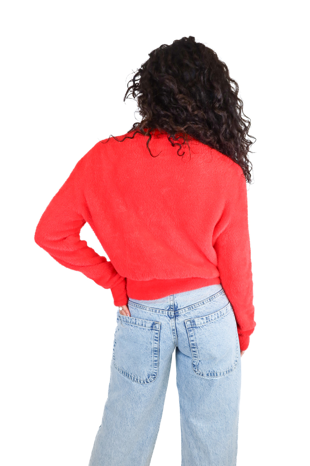 Simon Miller Red Fuzzy Sweater (S; retail $275)