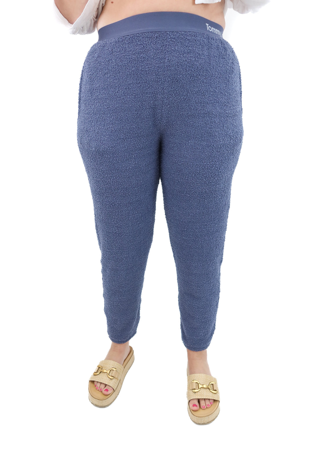 tommy john blue plush pant nwt (l; retail $88)