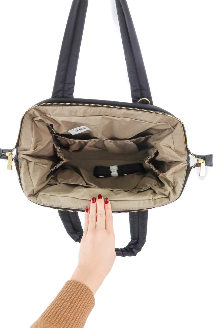 Happ Happ black dipaer bag (retail $179)