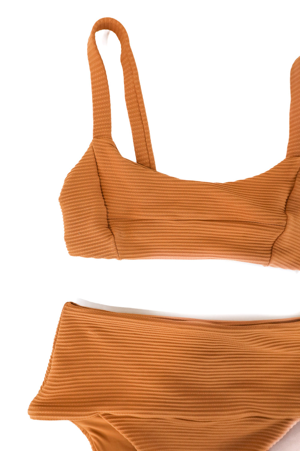 lspace brown ribbed bikini (M/L; retail $210)