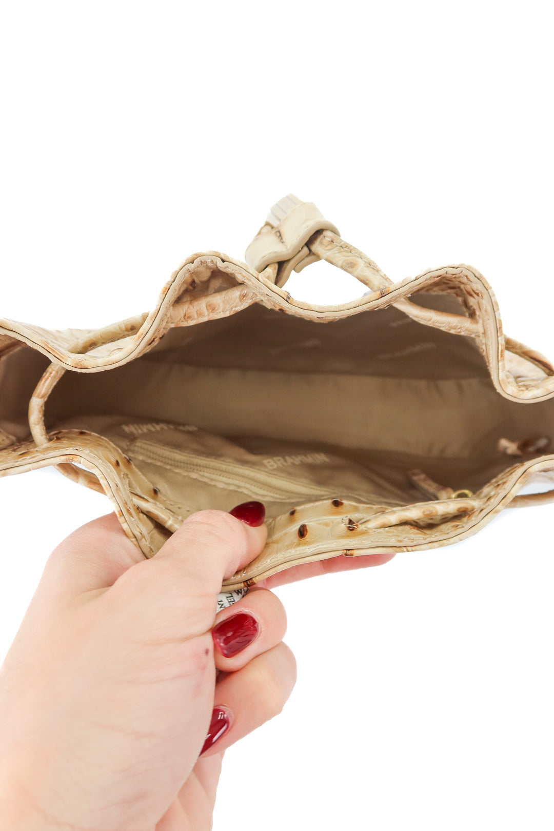 Brahmin nude snakeskin bag NWT (retail $295)