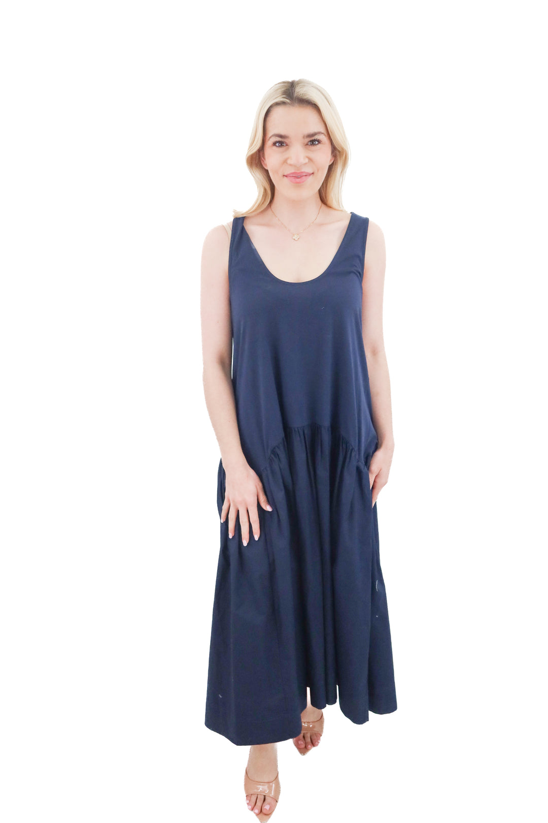 Goop G Label Navy Sundress (6; retail $575)