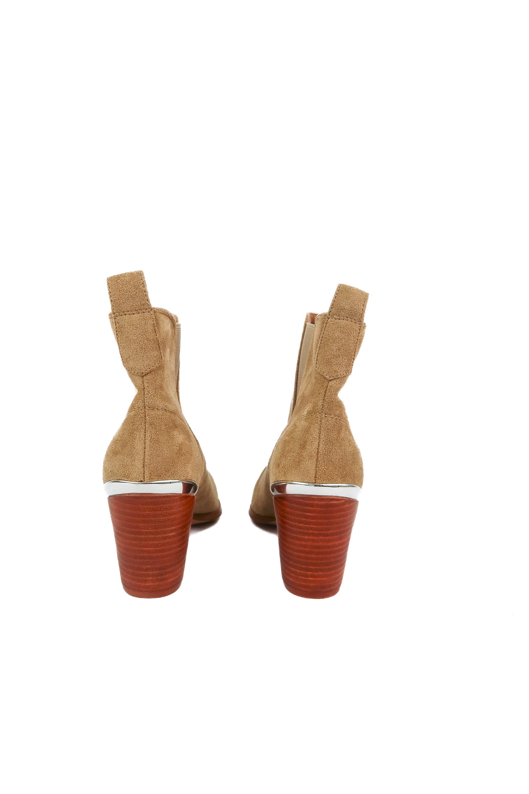 kell parker brown suede booties (9.5)