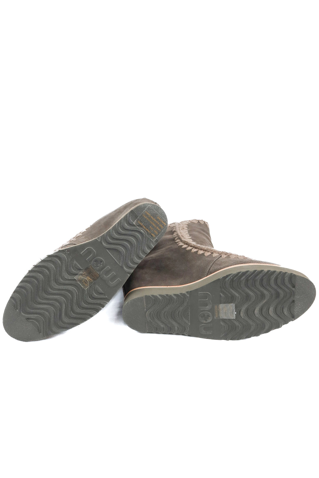 Mou gray suede boots NWT (39; retail $544)