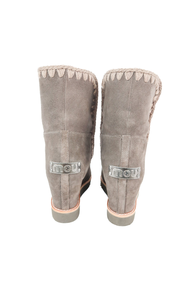 Mou gray suede boots NWT (39; retail $544)