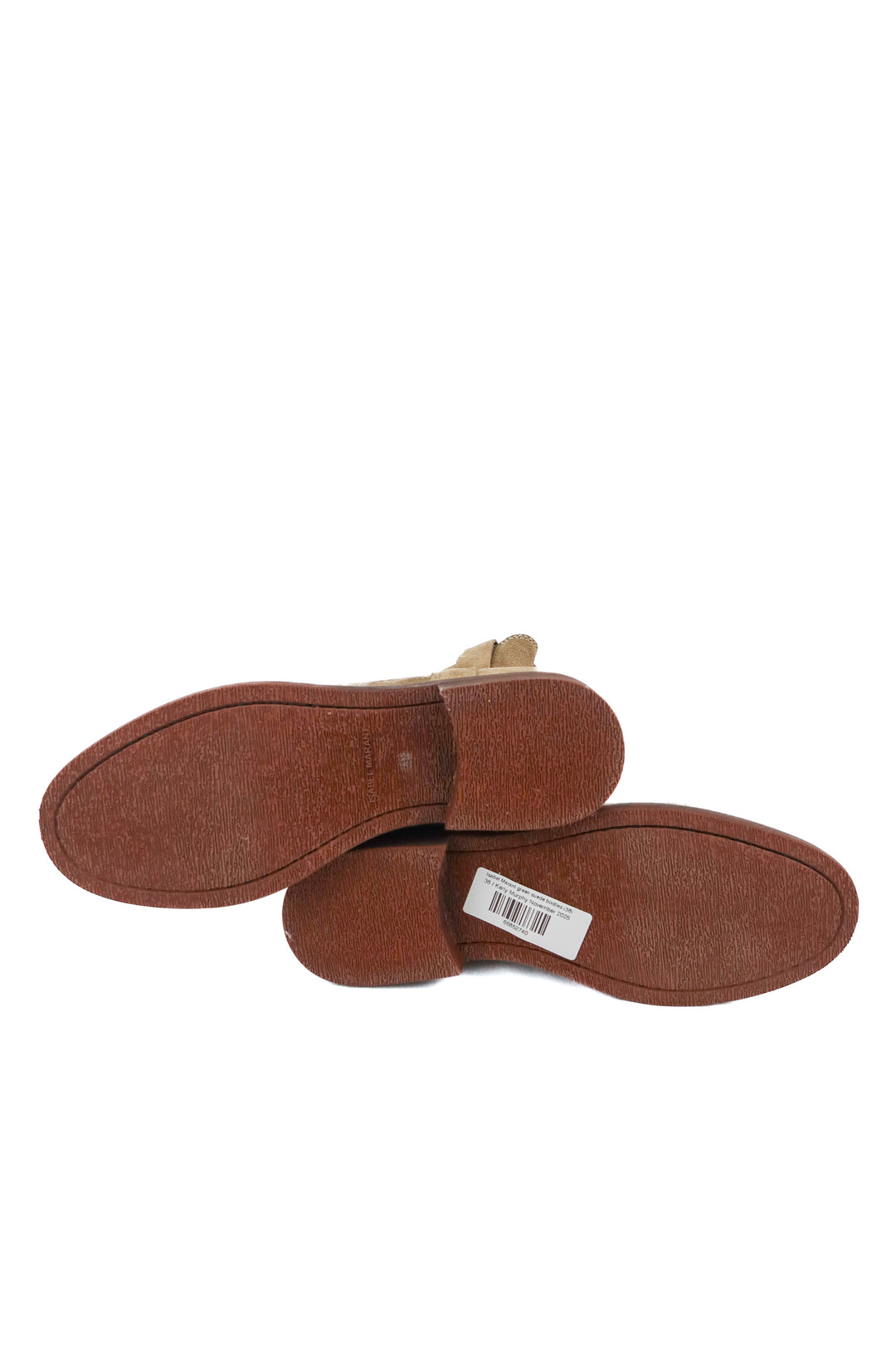Isabel Marant green suede booties (38; retail $525)
