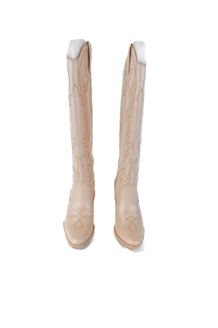 Soda taupe tall cowgirl boot NWT (6.5)