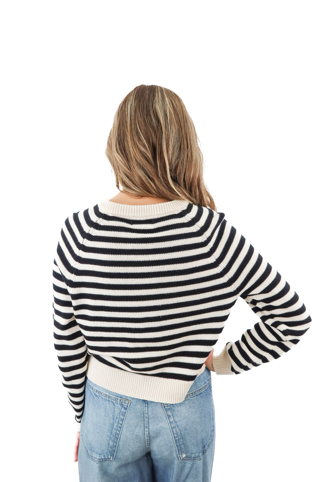 universal thread black knit stripe cardigan nwt (s; retail $32)