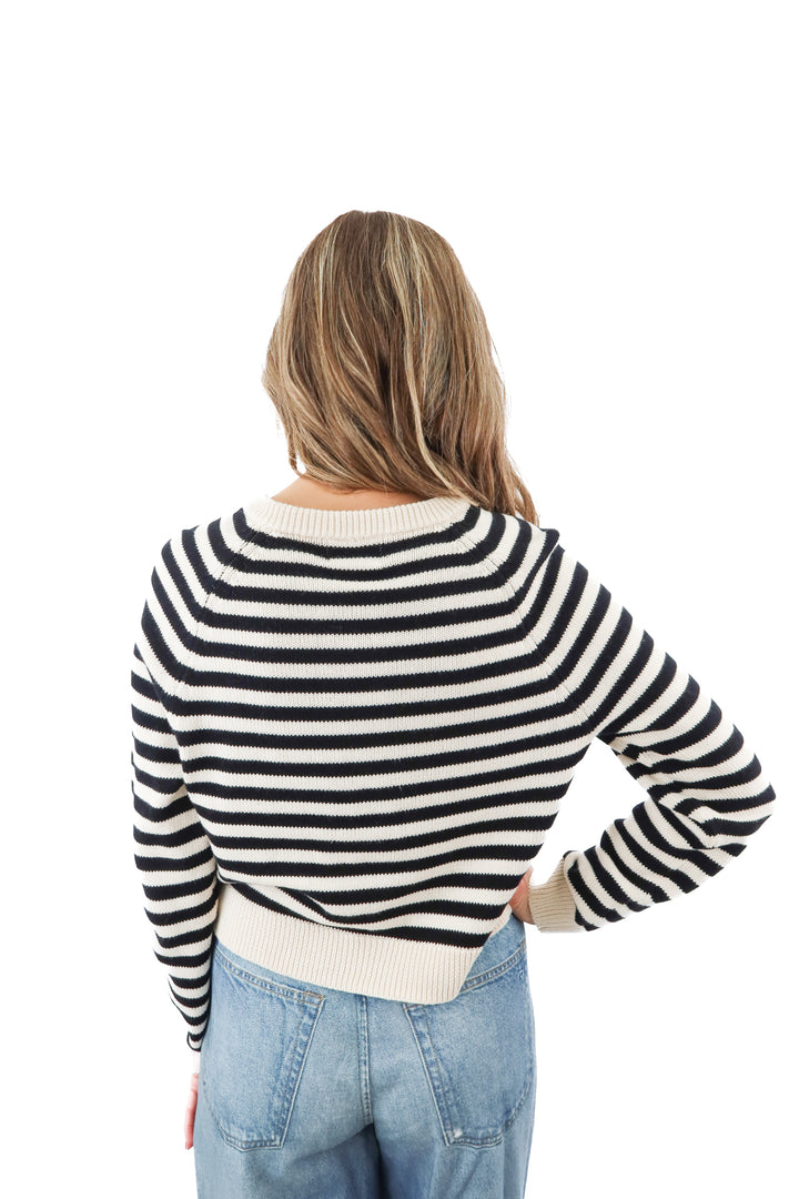 universal thread black knit stripe cardigan nwt (s; retail $32)