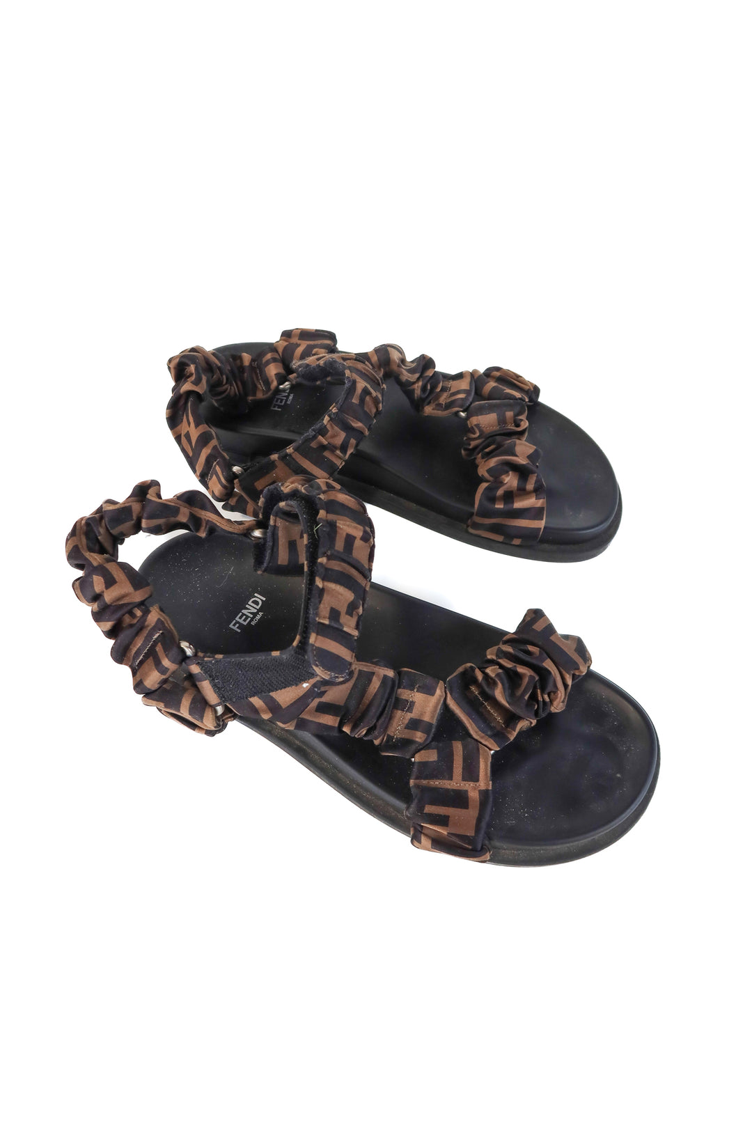 Fendi Feel Logo Sport Sandal (38.5/ US 8-9; retail $950)