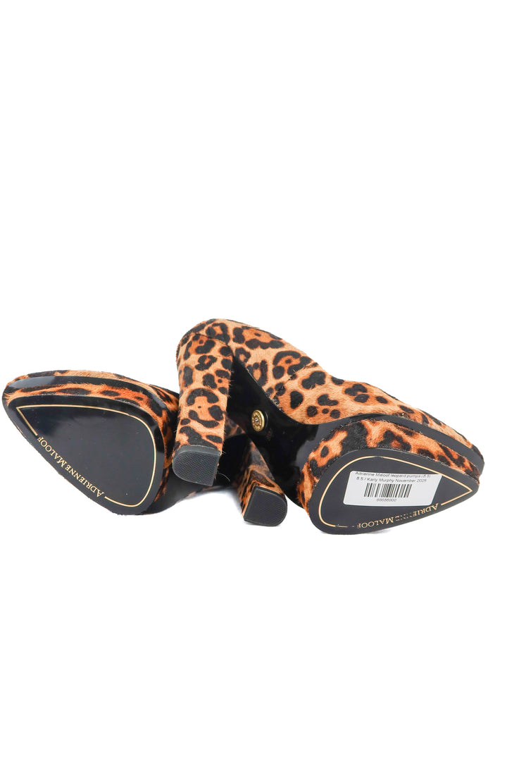 Adrienne Maloof leopard pumps (8.5)