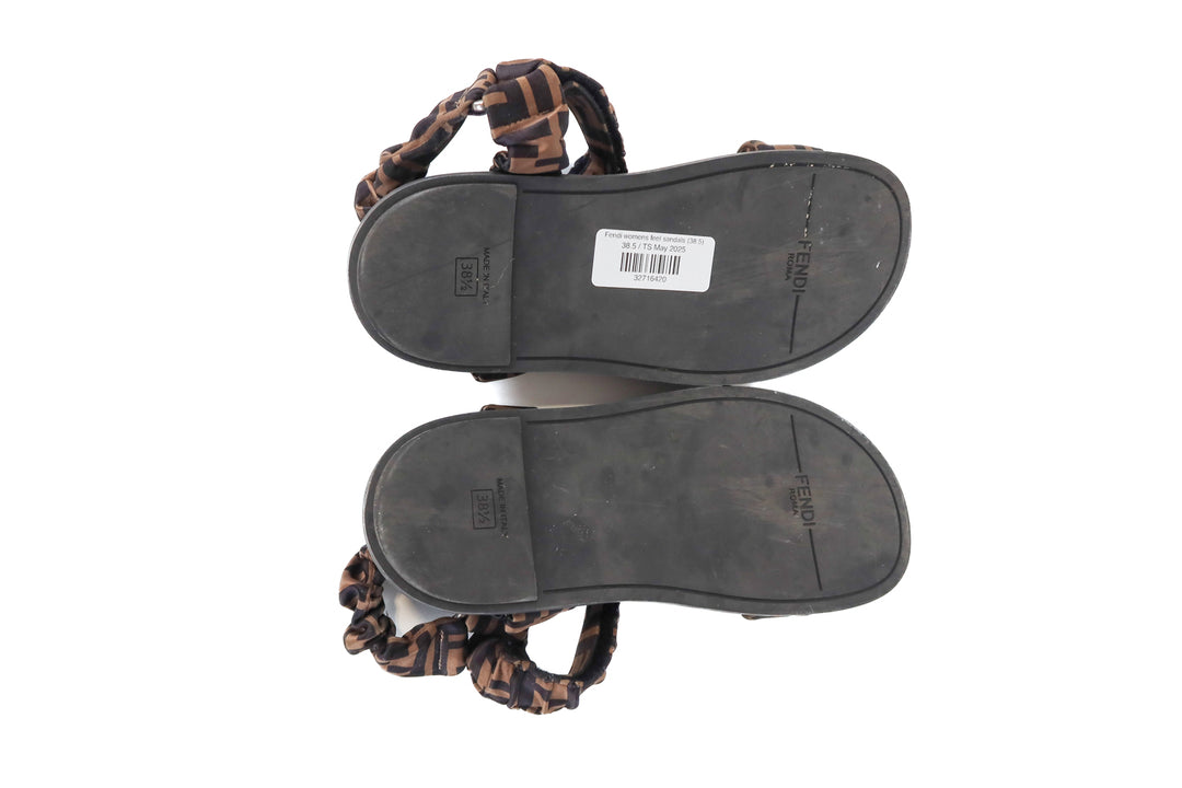 Fendi Feel Logo Sport Sandal (38.5/ US 8-9; retail $950)