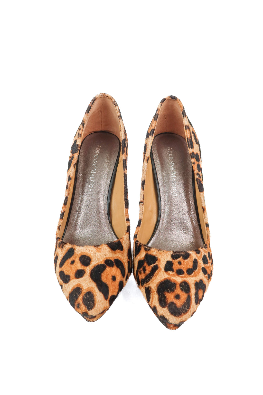 Adrienne Maloof leopard pumps (8.5)
