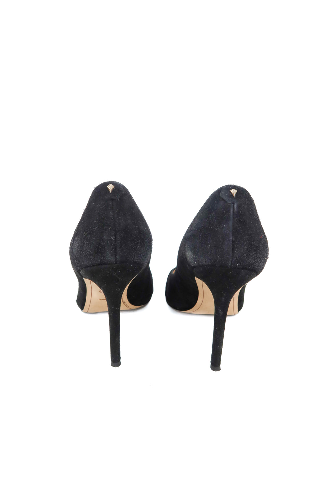 Sam Edelman black suede heels (8.5M)