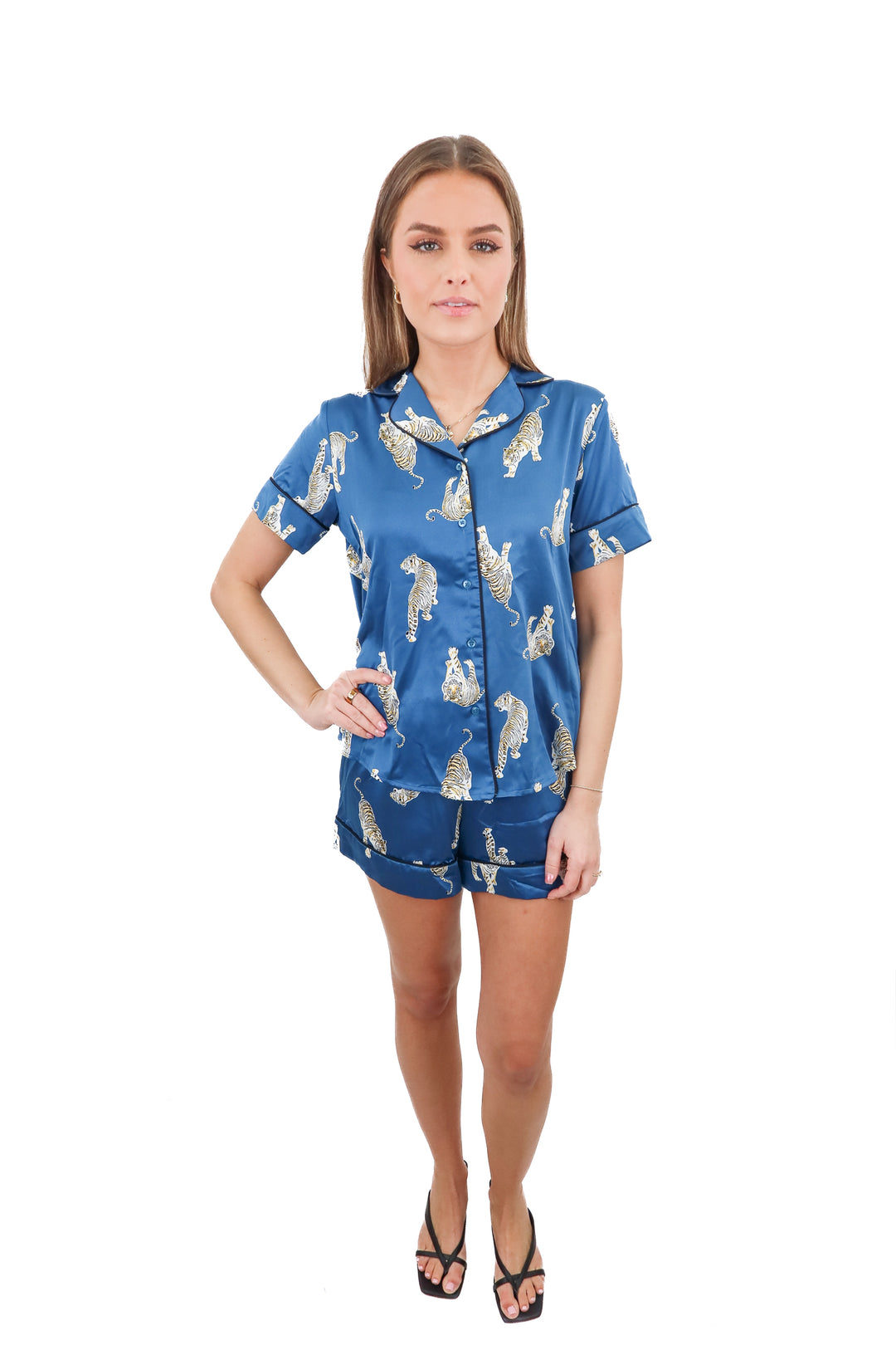 joyspun tiger pj set NWT (s)