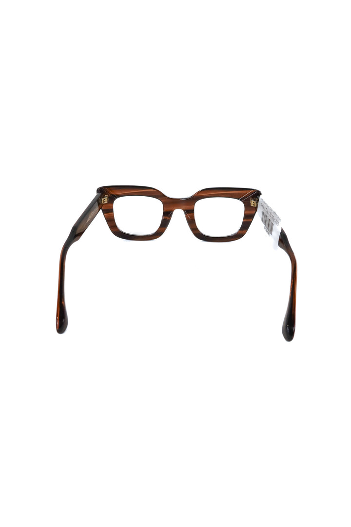 vicci dark brown clear sophia glasses (retail $220)