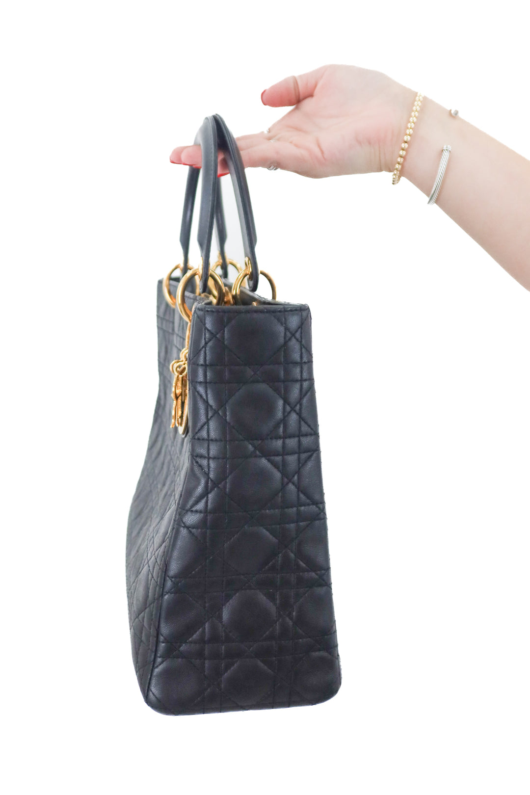 Dior Black Lady Dior (retail $5,600)