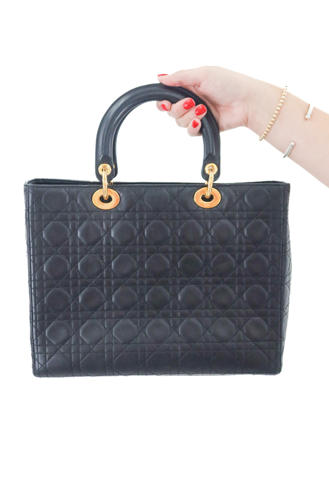 Dior Black Lady Dior (retail $5,600)