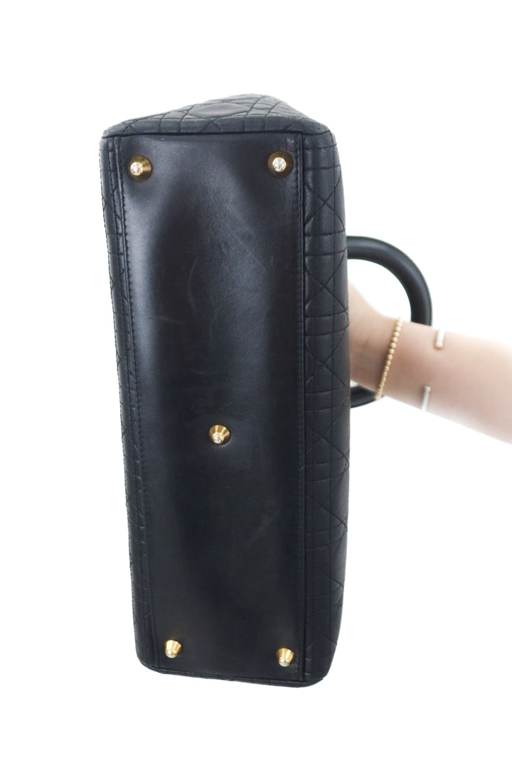 Dior Black Lady Dior (retail $5,600)