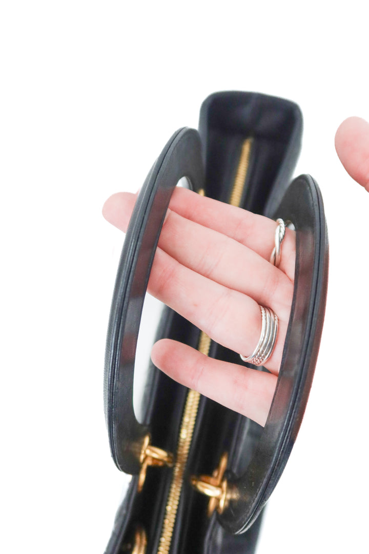 Dior Black Lady Dior (retail $5,600)