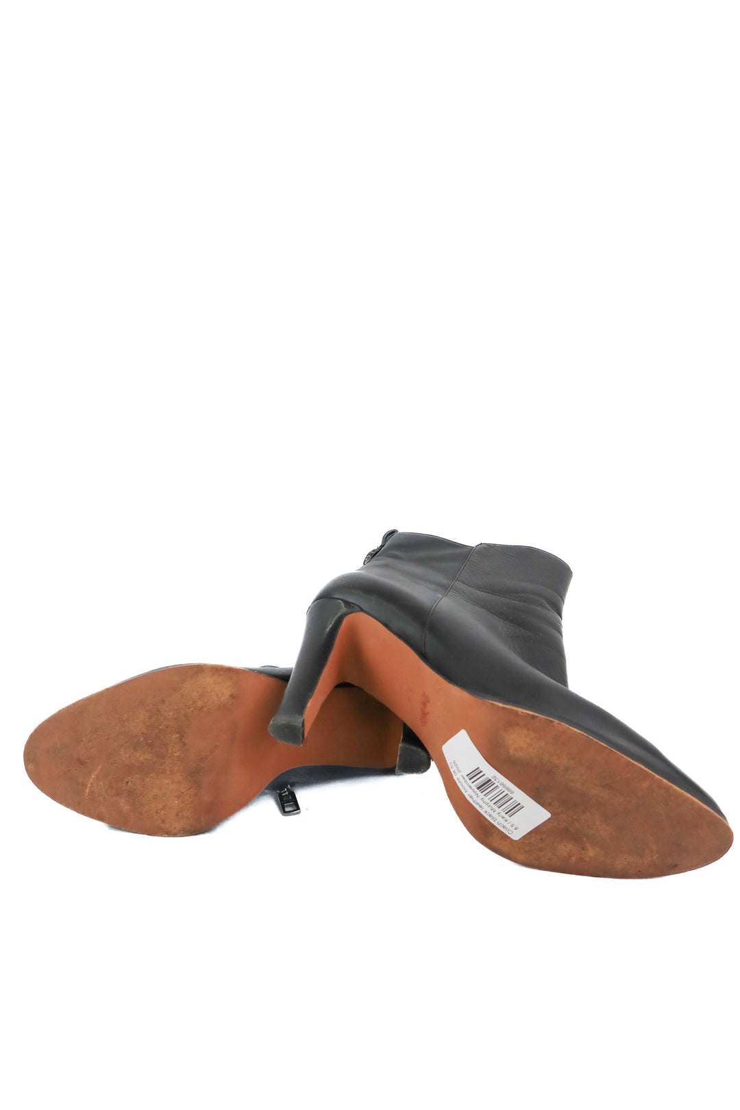 Coach black leather boots (8.5)