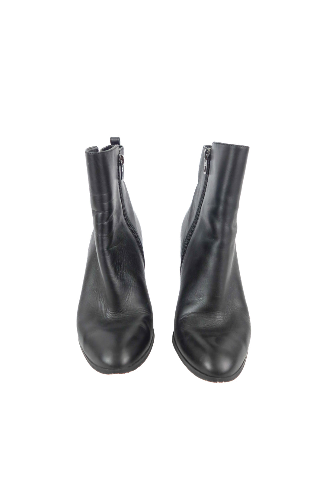 Coach black leather boots (8.5)