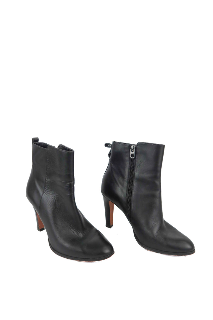 Coach black leather boots (8.5)