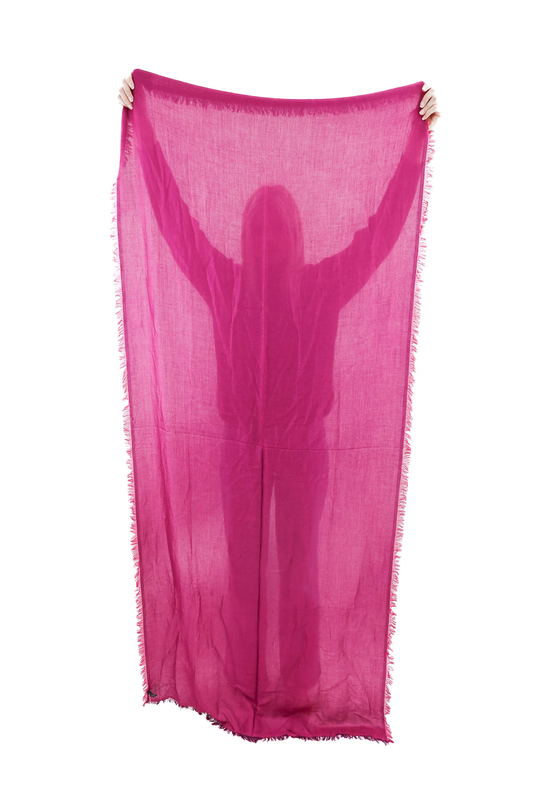 saks 5th avenue fuchsia cashmere scarf (retail $179)