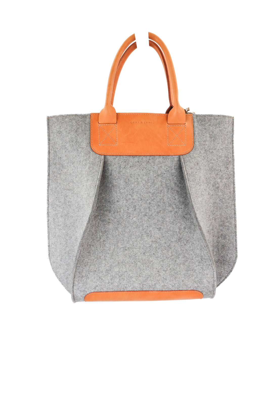 Graf & Lantz suede and wool bag (retail $420)