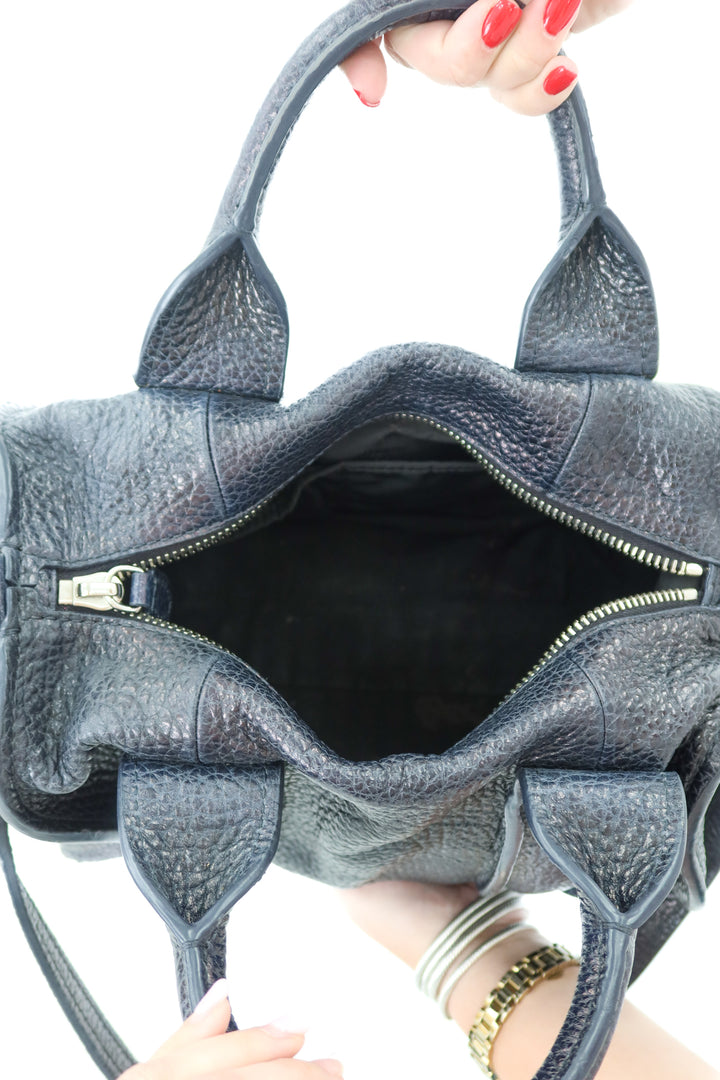 Alexander Wang navy rocco bag (retail $1,495)