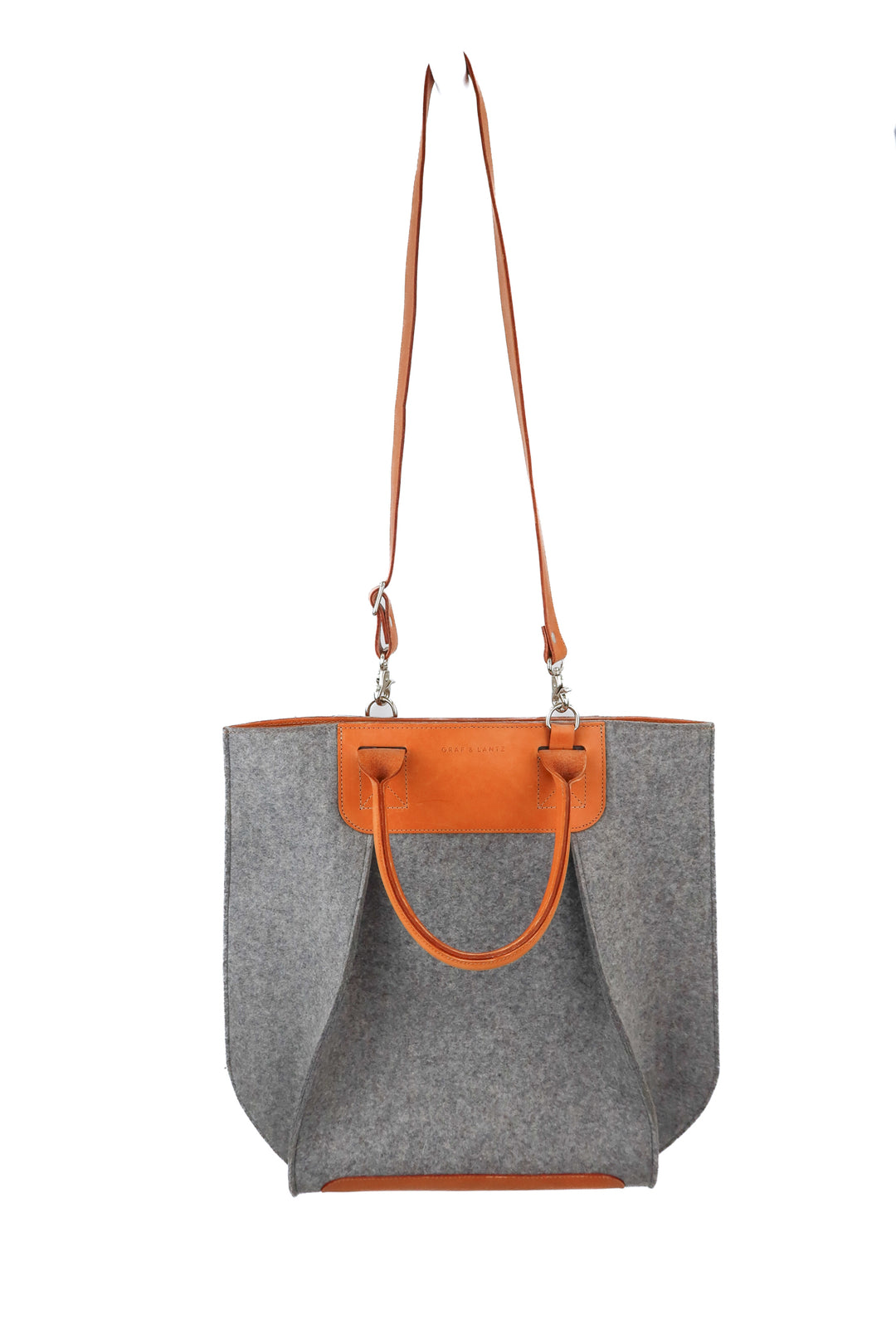 Graf & Lantz suede and wool bag (retail $420)