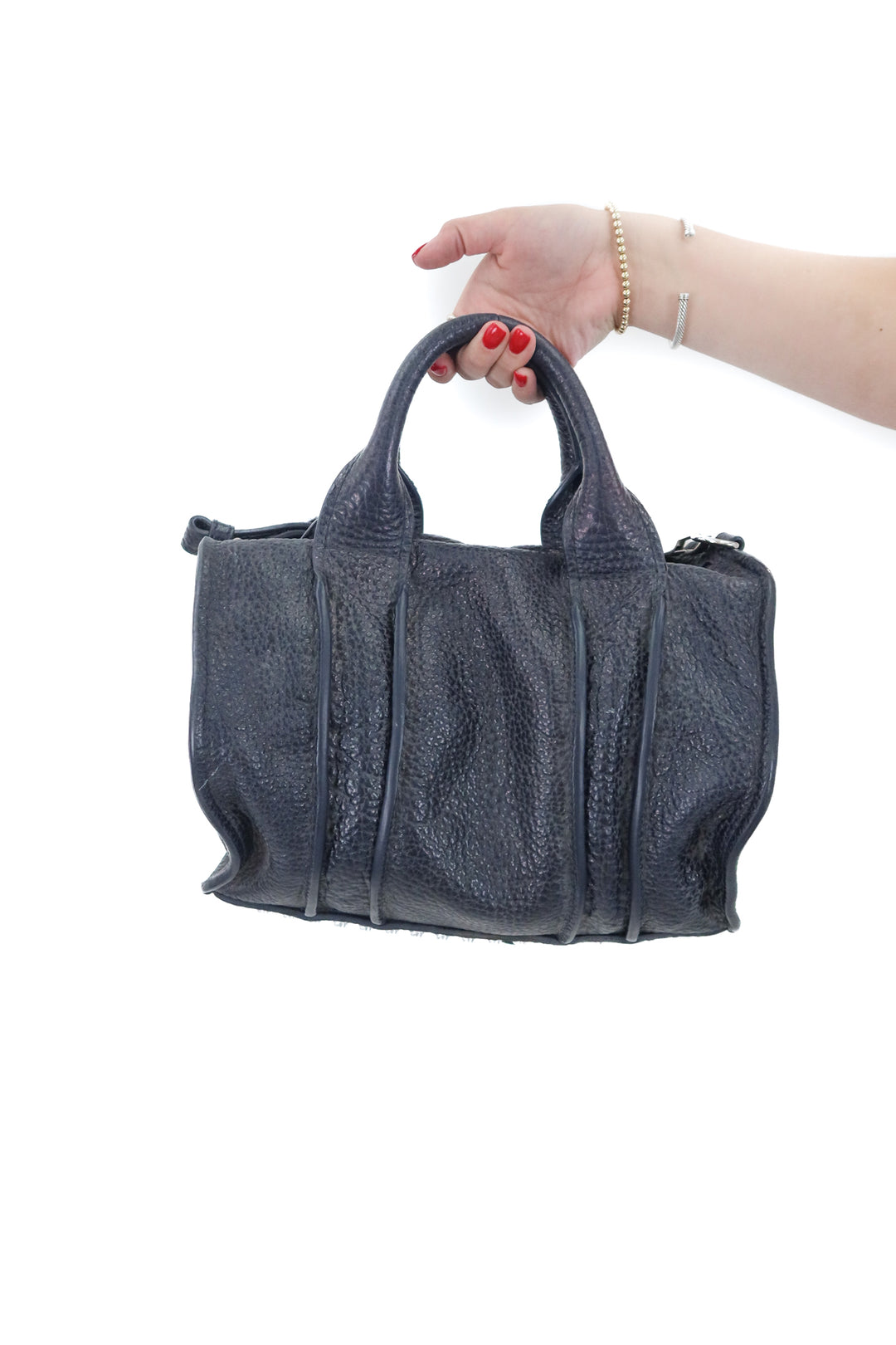 Alexander Wang navy rocco bag (retail $1,495)