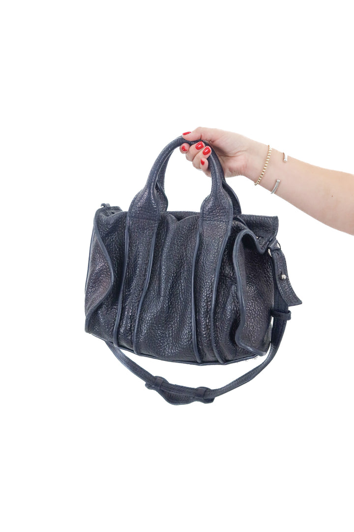 Alexander Wang navy rocco bag (retail $1,495)