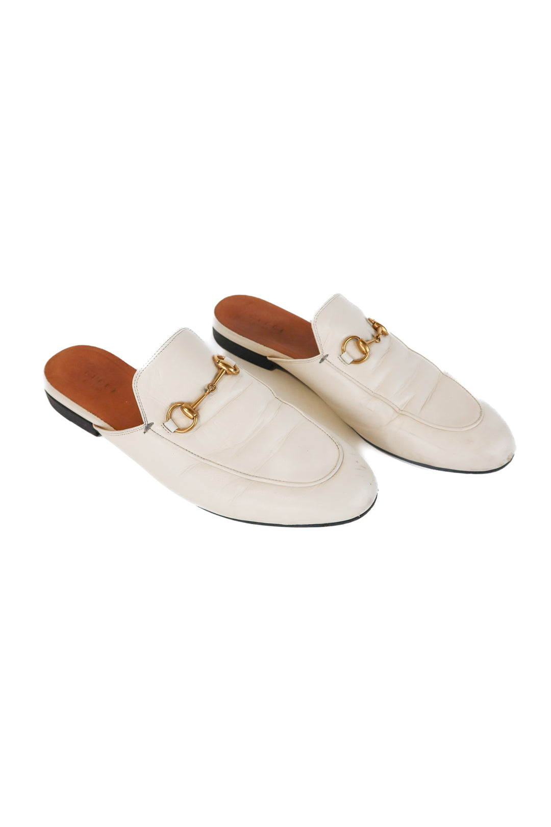 gucci ivory womens princetown slipper (39/ US 8.5-9; retail $990)