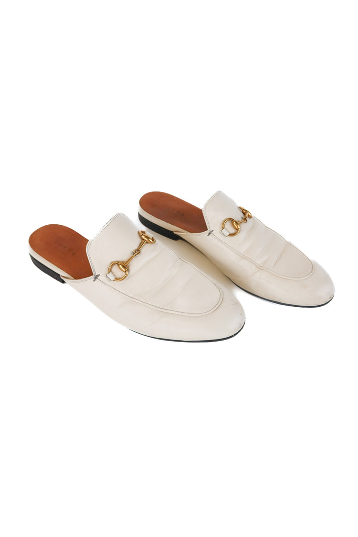 gucci ivory womens princetown slipper (39/ US 8.5-9; retail $990)